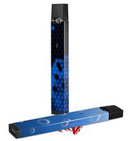 Skin Decal Wrap 2 Pack for Juul Vapes HEX Blue JUUL NOT INCLUDED