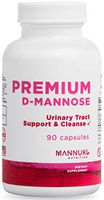 Clean D Mannose Capsules 1,000 mg Urinary Tract Infection Formula no Common Fillers, no Silica, no Magnesium Stearate no Silicon Dioxide-Triple Strength Cranberry & Hibiscus - Fast-Acting UTI Support