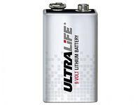 Durable Ultralife Long-Life 9V Lithium Battery - Foil Pack