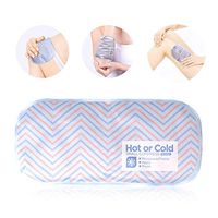 Hilph® Reusable Gel Ice Pack for Injuries, Soft Hot Cold Ice Pack for Muscles, Flexible Gel Cold Pack Helps Sooth Pain Relief, Rehabilitation Like Shoulder, Upper/Lower Back, Knee, Neck- Medium