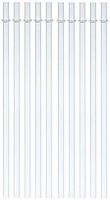 10 Pack Reusable Hard Plastic Drinking Straws Thick Heavy Straw Long Enough For 30 Ounce Yeti RTIC Tumblers (9 inch)