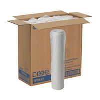 Dixie 10-20 oz. Reclosable Plastic Hot Coffee Cup Lid by GP PRO (Georgia-Pacific), White, TP9542, 1,000 Count (100 Lids Per Sleeve, 10 Sleeves Per Case)