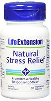 Life Extension Natural Stress Relief Vegetarian Capsules, 30 Count