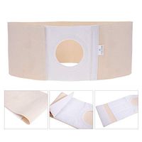 Ostomy Hernia Belt, Elastic Ostomy Hernia Belt for Colostomy Bag Abdominal Binder with Stoma Opening Navel Hernia Support, Help Relieve Pain for Incisional, Epigastric, Ventral, Inguinal Hernia(XL)