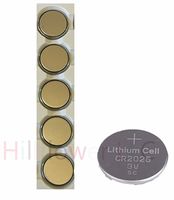 5X Eunicell CR2025 CR 2025-3V Lithium Button Cell Battery Batteries in Factory Packaging