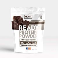 Ready Nutrition Protein Powder, 25g Protein, 0g Sugar, Only 7 Ingredients - Chocolate (1lb)