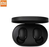 Xiaomi Redmi Airdots Earphones, Bluetooth, Sweatproof, True Wireless Earbuds, Global Version - Black