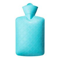 YUN Hot Water Bottle Water Injection Explosion-Proof Rubber Irrigation Hand Warmer Large Water Heating Water Bag (Color : Green)