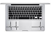 Heartbeat Decal Vinyl Sticker For Macbook Trackpad Keyboard Vinyl Decal Sticker For Apple Mac Air Pro Laptop Sticker