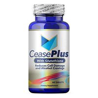 Cease Plus Anti-Alcohol & Alcohol Support Supplement Natural Alcohol Cravings. Now with Glutathione a natural detoxifier that helps to eliminate harmful toxins and support Liver Detox