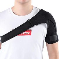 Compression Recovery Shoulder Brace, Shoulder Stability Support Brace Pain Relief for Shoulder Injuries, Tendonitis, Rotator Cuff, Labrum Tear Compression Strap Sleeve