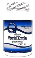 Natural Vitamin E Complex (Non-Oily) 1000 IU 200 Capsules ^GLS