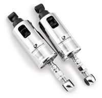 Progressive Suspension 422-4035C Chrome Adjustable Heavy Duty Rear Suspension Shock by Progressive Suspension