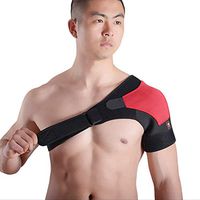 ITODA Shoulder Brace Support, Compression Stability Sleeve Adjustable Wrap Surgery Recovery Sport Belt for Rotator Cuff Dislocated AC Joint Pain Relief Stabilizer