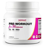 Nutricost Pre-Workout Powder for Women Watermelon (60 Serv)