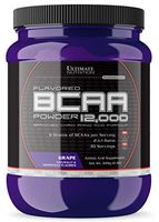 Ultimate Nutrition Flavored BCAA Powder - Caffeine Free with 3g Leucine 1.5g Valine 1.5g Isoleucine - Post Workout Amino Acid Supplement, Grape, 30 Servings