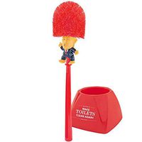 Fairly Odd Novelties Donald Trump Bowl Brush W/Make Toilets Clean Again Holder Perfect White Elephant Novelty Gag Political Gift, Red