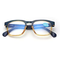 Inlefen Men Women Oversized Square Reading Glasses Clear Lens Eyewear glasses