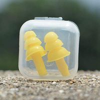 Jenny.Ben 4 Pairs of Spiral Portable Silicone earplugs Anti Noise earplugs for Noise Reduction During Sleep is