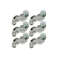 (6) Butterfly 20x 10x Jeweler Folding Double Eye Loupes