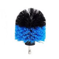 Iuhan Power Scrubber Drill Brush Attachment Set for Cleaning All Purpose Drill Scrub Brushes for Bathroom, Grout, Shower, Tub, Floor, Tile, Corners and Kitchen Surfaces (Blue C)