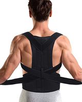 COLO Posture Corrector & Clavicle Brace Back Brace Support | for Back Neck Shoulder Upper and Lower Back Pain Relief | Men and Women | Improves Bad Stooped Forward Head
