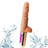 Licking Tongue Massaging Toys with 7 Thrusting Modes, Neck Shoulder Back Body Tool Whisper Quiet, Waterproof, Wireless Thrusting Vibration