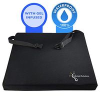 Lifestyle Wheelchair Cushion, Waterproof Orthopedic Gel Seat Pad for Back Support,Coccyx, Sciatica, Pressure Sores and Tailbone Pain Relief