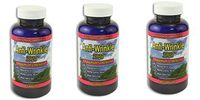 (3) Anti-Wrinkle Max Supplements 180 capsules w/Resveratrol, Alpha Lipoic Acid, Collagen, DMAE, Hyaluronic +