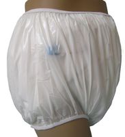 Baby Pants Milky White Adult Pullon Plastic Pants - Large