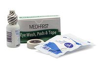 Medi-First 77901 Eye Dressing Unit, 1-Ounce Eye Wash, 2 Eye Pads and 2 Adhesive Strips
