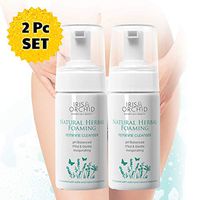 NO Odor - Natural Vegan Herbal Feminine Wash (2PK) - for Female Odors and Hygiene | Soothing Gentle pH Balanced Female Hygiene Vagina Genital Foam Cleansing Soap with Oriental Ingredients
