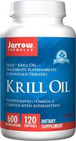 Jarrow Formulas Krill Oil with Phospholipid-Omega-3 Astaxanthin, Supports Healthy Brain Function Metabolic Health, 600 mg per Softgel, 120 Count