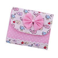 liyhh Portable Sanitary Napkins Pads Purse Holder Bowknot Tampon Bag Wallet Random Sent
