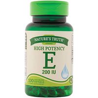 Nature's Truth High Potency E 200 IU Quick Release - 100 Softgels, Pack of 6