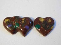Heartz Red Sun Mix Color Drips Crystal Orgone Generator Energy Accumulator 528Hz/7.83Hz/Advance Harmonics Many Beautiful Ingredients and Colors!! (Heartz, Red Sun Mix Color Drips)