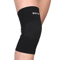 REIZ Elastic Knee Brace Sleeve Support RZ703 Black - L