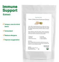 Immune Booster - Natural, plant-based, organic mushroom + green coffee bean extract - supports immune system, Keto, Paleo, gluten free