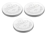 Renata Watch Battery Swiss Made Renata 381 or SR1120SW Or AG8 1.5V (3 Batteries, 381 or SR 1120 SW)