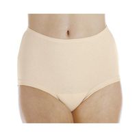 1-Pack Women's Beige Banded Leg Incontinence Panties Small (Fits Hip 35-37")