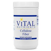 Vital Nutrients - Cellulose Fiber - Supports Normal Daily Bowel Function - Insoluble Fiber for Digestion Aid - Fiber Supplement - Vegetarian - 375 Grams