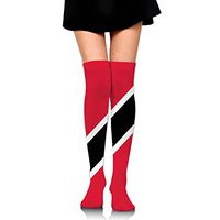 MASDUIH Flag Of Trinidad And Tobago Dresses Knee Thighs Stockings Running Thighs Socks.