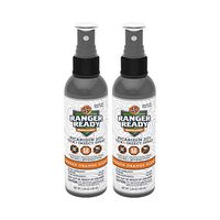 Ranger Ready Insect Repellent with 20% Picaridin Mist Spray Bottle, Ranger Orange Scent, 3.4 Ounce, TSA Regulation Travel Size for Worldwide Protection, Pack of 2