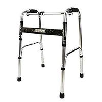 DAGCOT Light Overhead Frame/Walker/Rollator, Elderly Walker Disabled Four-Legged Cane Aluminum Folding