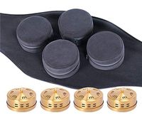 Moxa Cone Box Include 4 Boxes, Portable Moxibustion Moxa Cone Burner Box Set - Moxibustion Box with Carry Band for Back Pain, Leg, Waist, Acupuncture Point/NO Moxa Cone (B)