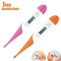 Oral Digital Thermometer Digital Body Rectal Thermometer LCD Thermometer Oral Rectal Thermometer for Baby Adult Children with Accurate and Readings in 60 Seconds, High Precision ≤ ± 0.1