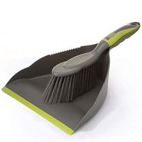 Adornty Mini Dustpan & Broom Set, Desktop Sweep Cleaning Brush, for Leaning Dining Table Table Sofa in-Vehicle Equipment,Black