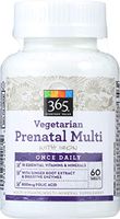 365 Everyday Value, Vegetarian Prenatal Multi with Iron, 60 ct