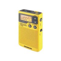 Sangean DT-400W AM/FM Digital Weather Alert Pocket Radio, NOAA Weather/Emergency Alert, Digital AM/FM Tuner, 19 Random Presets, Belt Clip, "My Favorite Station", Select Button, Auto Seek Station