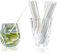 SiplyPaper 500 Pack Biodegradable Drinking Straws Individually Wrapped Bulk White Paper Straws - Disposable, Eco-Friendly, Dye-Free | For Smoothies, Milkshakes, Cocktails, Restaurant, Party Supplies